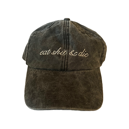 Salajutud "Eat S**t & D*e" nokamüts